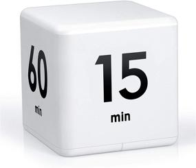 img 4 attached to ⏱️ Cube Timers: Kitchen Timer with Gravity Sensor, Flip Countdown Timer, 2.6 Inch Kids Timer, Square Workout Timer, Exercise Game Timer, 15-20-30-60 Minutes for Effective Time Management (White)