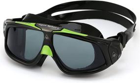 img 1 attached to 🔍 Aqua Sphere Seal 2.0 Men's Mask with Tinted Lens and Black Frame - Enhance SEO