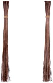 img 1 attached to 🌴 SN SKENNOVA - Heavy Duty 32-inch Asian Coconut Leaf Broom | Authentic Thai Natural Broom for Multiple Surfaces | Sturdy Outdoor Broom