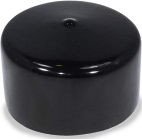 img 4 attached to 🔌 Prescott Plastics 2 1/2-2.5 inch Vinyl Round Plug Insert: Black Rubber End Cap for Metal Tubing, Fence, Auto Body, Chairs, and Furniture Legs