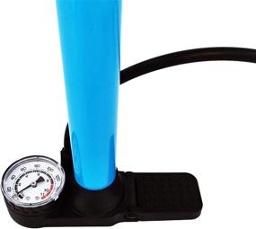 img 2 attached to TPI Hand Bike Pump: Schrader and Presta Compatibility, Anti-Slip Foot Pad, High-Pressure Hose Options - Choose Yours for Durability and Performance