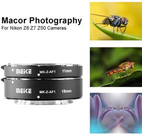 img 3 attached to 📸 Mcoplus MK-Z-AF1 Metal Auto Focus Macro Extension Tube Set (11mm+18mm) for Nikon Z Mount Z5 Z6 Z6II Z7 Z7II Z50 Z62 Z72 Cameras: Ideal for Macro Photography, Includes Mcoplus Cloth