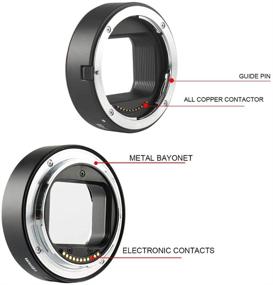 img 1 attached to 📸 Mcoplus MK-Z-AF1 Metal Auto Focus Macro Extension Tube Set (11mm+18mm) for Nikon Z Mount Z5 Z6 Z6II Z7 Z7II Z50 Z62 Z72 Cameras: Ideal for Macro Photography, Includes Mcoplus Cloth