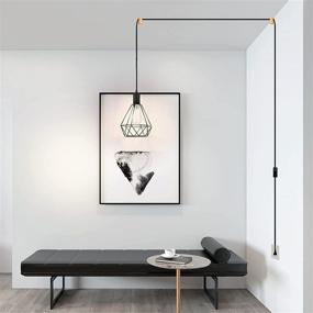 img 2 attached to 🔩 Zlierop Ceiling Hooks for Hanging Lights, 5 Pack Swag Hook, Gold Swag Hooks for Ceiling Hanging, Strong Chandelier Hook for Ceiling Lights Cable, Secure Lighting Cord to Ceiling