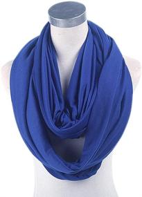 img 3 attached to YOUR SMILE Premium Winter Infinity Women's Accessories in Scarves & Wraps