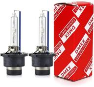 🚗 dmex d2s - 35w - 8000k white blue xenon headlight hid bulbs 85122 66240 66040 replacement - pack of 2: enhance your vehicle's lighting with high-quality xenon bulbs! logo