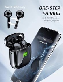 img 1 attached to 🎧 Premium Sound and Deep Bass: TOP Bluetooth 5.0 Wireless Earbuds with 24Hrs Wireless Charging Case for Sport