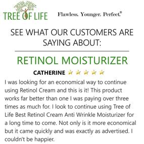 img 2 attached to Renewing Face Cream with Tree of Life Retinol and Botanical Hyaluronic Acid, 2 fl oz