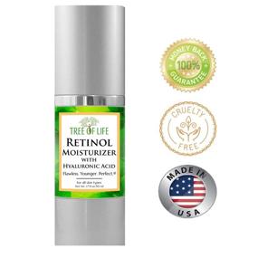 img 3 attached to Renewing Face Cream with Tree of Life Retinol and Botanical Hyaluronic Acid, 2 fl oz