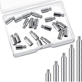 img 4 attached to Premium Album-Scrapbook Extensions: 20-Piece Post Screw Replacements for Pioneer Photo Albums (12 mm/ 0.47 Inch) | Enhance Your Post-Bound Refillable Photo Albums!