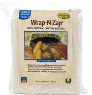 🔥 pellon wrap-n-zap 100% natural cotton batting 5/pk-45x36, 5 pack – the best microwaveable cotton batting bundle logo