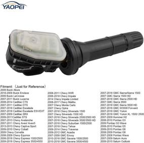 img 2 attached to YAOPEI 13598772 GM Датчик системы мониторинга давления в шинах TPMS, набор из 4 шт (4 шт) для Chevrolet GMC Buick Cadillac Pontiac - 315 МГц