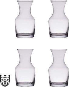 img 1 attached to 🍷 "Bar Glass Single Serving Carafe: Elegant, Compact, and Ideal for Individual Drinkers