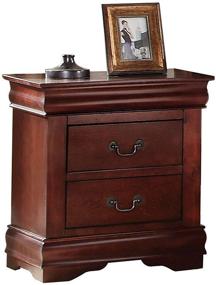 img 3 attached to ACME Louis Philippe Nightstand - Vintage Charm meets Timeless Elegance