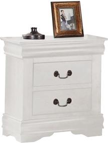 img 1 attached to ACME Louis Philippe Nightstand - Vintage Charm meets Timeless Elegance