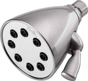 img 4 attached to 🚿 Pacific Bay JetStream Brass Shower Head with 8 Jets in Brushed Satin Nickel