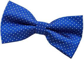 img 1 attached to 👔 Retreez Modern Polka Dot Microfiber Pre-Tied Men's Ties, Cummerbunds & Pocket Squares