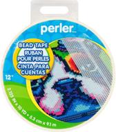 🧱 детские ремесла perler: 10 ярдов бисерной ленты разноцветной, шириной 2,125 дюйма. логотип