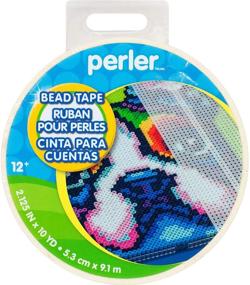 img 4 attached to 🧱 Детские ремесла Perler: 10 ярдов бисерной ленты разноцветной, шириной 2,125 дюйма.