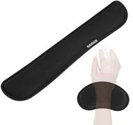 💆 gemek keyboard and mouse wrist rest set: ultimate comfort for gamers and computer users, relief from hand pain and carpal tunnel syndrome logo
