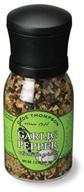 🧄 olde thompson adjustable grinder - garlic pepper seasoning, 7.3 oz: a versatile spice blend for extra flavor logo