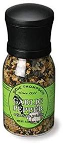 img 1 attached to 🧄 Olde Thompson Adjustable Grinder - Garlic Pepper Seasoning, 7.3 oz: A Versatile Spice Blend for Extra Flavor