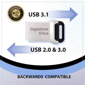 img 2 attached to Gigastone Z90 64GB USB 3.1 Flash Drive: Waterproof, Compact & Reliable Performance