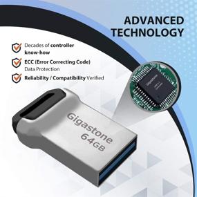 img 3 attached to Gigastone Z90 64GB USB 3.1 Flash Drive: Waterproof, Compact & Reliable Performance