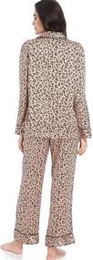 img 2 attached to 🌙 Serenedelicacy Women's Satin Pajama Set: Luxurious 2-Piece Sleepwear Loungewear for Ultimate Comfort