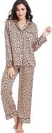 🌙 serenedelicacy women's satin pajama set: luxurious 2-piece sleepwear loungewear for ultimate comfort logo