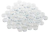 💎 dlonline 100 pieces 30mm transparent glass cabochons: perfect for crafting unique jewelry pieces with clear glass dome cabochons logo