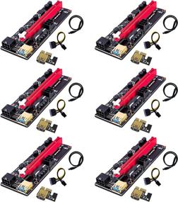 img 4 attached to Dual 6Pin Graphics Extension Ethereum Cable 6Pcs