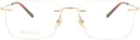 img 2 attached to Gucci 0399O 002 Rimless Eyeglasses