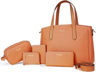 baleine women's handbag: shoulder bag + cosmetic pouch - stylish handbags & wallets logo