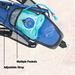 img 3 attached to ETCBUYS Hydration Backpack: Lightweight Insulated Water Bladder for Hiking, Running, Biking, Festivals, Raves - Leak-Proof & BPA-Free