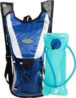 etcbuys hydration backpack: lightweight insulated water bladder for hiking, running, biking, festivals, raves - leak-proof & bpa-free logo