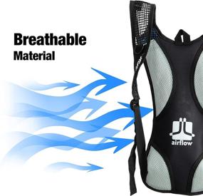 img 1 attached to ETCBUYS Hydration Backpack: Lightweight Insulated Water Bladder for Hiking, Running, Biking, Festivals, Raves - Leak-Proof & BPA-Free