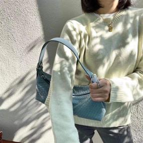 img 2 attached to 👜 Stylish Shoulder Crossbody Handbags with Zippers for Women with Matching Wallets