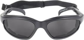 img 3 attached to 🕶️ Ultimate Riding Companion: Pacific Coast Freedom Padded Sunglasses with Detachable Strap