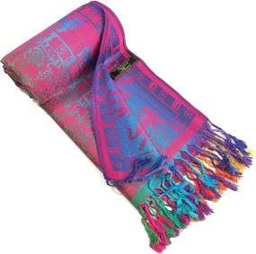 img 1 attached to CJ Apparel Elephant Pashmina Seconds Women's Accessories in Scarves & Wraps