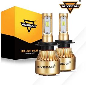 img 4 attached to 💡 Auxbeam F-S3 Series H7 LED Light Bulbs, 8000LM Per Set 6500K with Fan & EMC, Replacement for Halogen Bulbs, Pack of 2