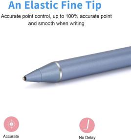img 1 attached to 🖊️ Blue Rechargeable Stylus Pens for Touch Screens, Digital Stylish Pen Pencil Compatible with iPhone and iPad