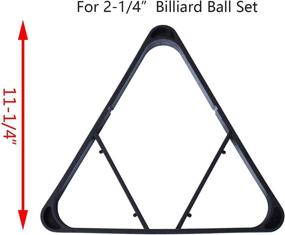 img 3 attached to 🎱 CROWN ME Billiards 16 Ball Triangle Rack – Ultimate Pool Table Equipment for Snooker Enthusiasts | Premium Accessories for Regulation Size Billiard Balls | Convenient & Portable Triangle Rack