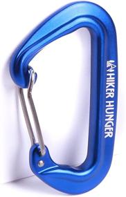 img 1 attached to 🔒 Premium 12 kN Wiregate Aluminum Carabiners (2 pack) – Durable, Snag-Free & Lightweight Carabiners