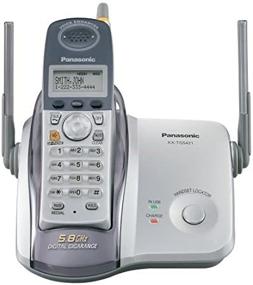 img 1 attached to 📞 Беспроводной телефон Panasonic KX-TG5421S: Продвинутая технология 5,8 ГГц DSS с Caller ID