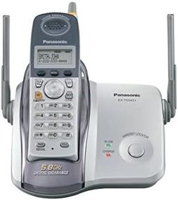 img 3 attached to 📞 Беспроводной телефон Panasonic KX-TG5421S: Продвинутая технология 5,8 ГГц DSS с Caller ID