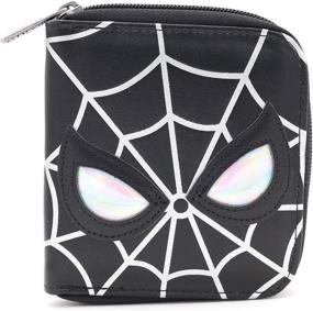 img 4 attached to MARVEL Spider Reflective Zippered Organizer