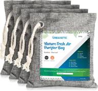 🌿 nature fresh bamboo activated charcoal air purifying bag - 4 x 200g odor eliminators for home, closet, car, and room deodorizer - air fresheners and absorbers logo