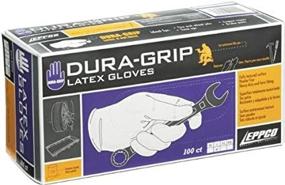 img 1 attached to Dura-Grip Heavy Duty Gloves, Powder-Free, Latex, 8 Mil Thickness, Available in Sizes Medium, Large, and XL