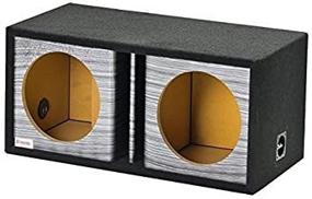 img 2 attached to 🔊 Atrend GFX Series Dual Vented Divided Chamber 12" Subwoofer Enclosure: Enhance Your Audio Experience with Platinum Wood Grain Design